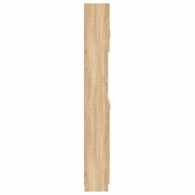 vidaXL Kúpeľňová skrinka, dub sonoma 32x25,5x190 cm, kompozitné drevo