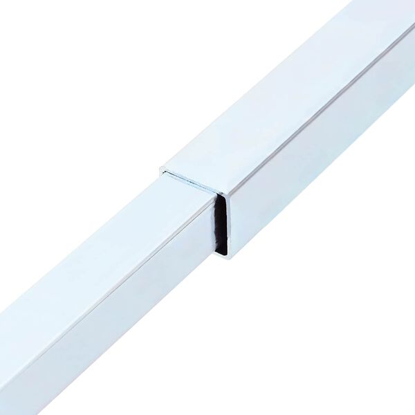 vidaXL Nastaviteľn&aacute; bezpečnostn&aacute; tyč na okno 6 pcs Strieborn&aacute; Oceľ