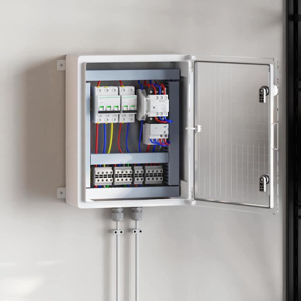 vidaXL Ovl&aacute;dacia skriňa Siv&aacute; 40 x 17,5 x 50 cm ABS plast