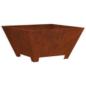 vidaXL Ohniv&aacute; misa Hrdzav&yacute; 80 x 80 x 40 cm