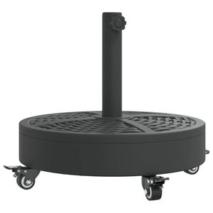 vidaXL Podstavec pod slnečn&iacute;k s kolesami pre &Oslash;38/48 mm tyče 27 kg kruh
