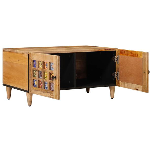 vidaXL Konferenčn&yacute; stol&iacute;k Pr&iacute;rodn&aacute; 80 x 50 x 40 cm Mas&iacute;vne mango drevo