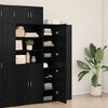 vidaXL Highboard Čierny dub 40 x 42,5 x 185 cm