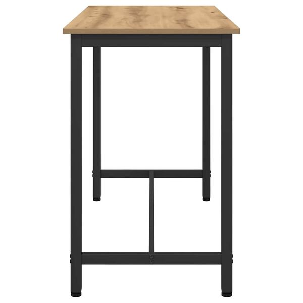 vidaXL st&ocirc;l Remeseln&yacute; dub 100 x 50 x 76,5 cm Inžinierske drevo a oceľ