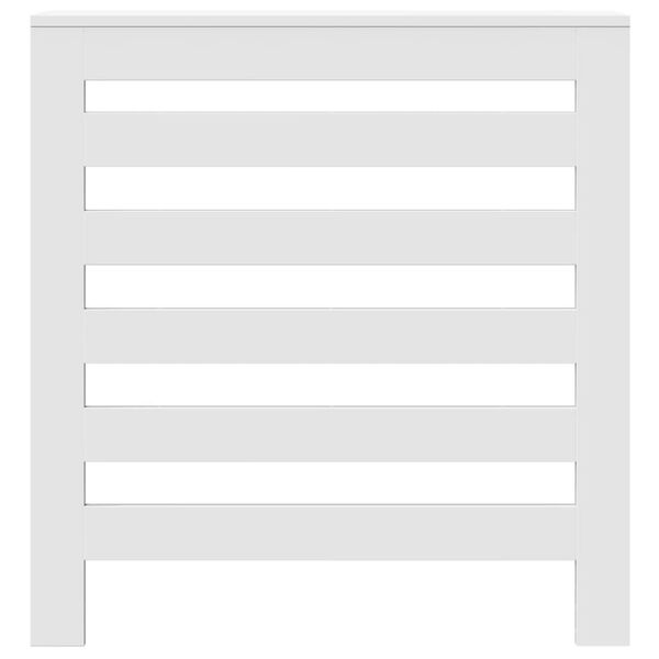 vidaXL Kryt na radi&aacute;tor biely 78x20x82 cm kompozitn&eacute; drevo