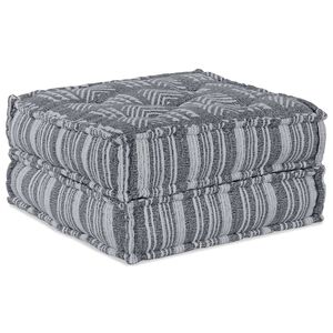 vidaXL Modulov&aacute; pohovka Siv&aacute; potlač 70 x 70 x 36 cm L&aacute;tka