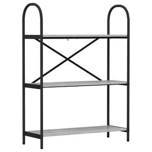 vidaXL Reg&aacute;l na knihy 3 &uacute;rovn&iacute; 80 x 30 x 109 cm Kompozitn&eacute; drevo