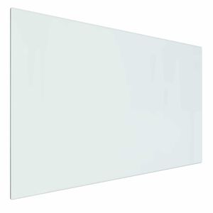 vidaXL Sklenen&aacute; doska krbu Priehľadn&aacute; 80 x 50 cm Sklo