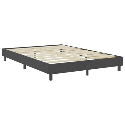 vidaXL Rám na boxspring posteľ, sivý, látka 160x200 cm