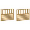 vidaXL Modul opierok r&uacute;k 2 pcs Biela 80 x 6 x 61 cm