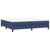 vidaXL Boxspring posteľ s matracom modrá 200x200 cm látka