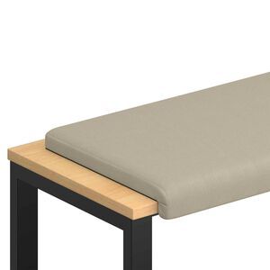 vidaXL Vank&uacute;&scaron; na lavičku Text&uacute;rovan&aacute; zamat Pieskov&aacute; Hĺbka 35 cm