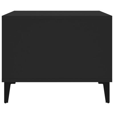 vidaXL Konferenčný stolík čierny 60x50x40 cm spracované drevo