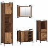 vidaXL Set kabinetov do k&uacute;peľne 4 ks Star&eacute; drevo 40 x 36 x 181 cm