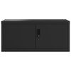 vidaXL Kartot&eacute;ka, čierna 90x40x130 cm, oceľ