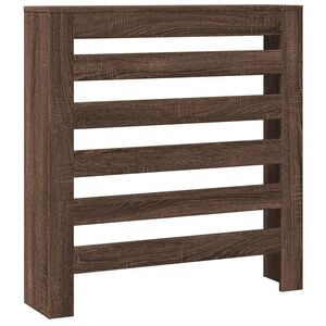 vidaXL Kryt na radi&aacute;tor hned&yacute; dub 78x20x82 cm kompozitn&eacute; drevo
