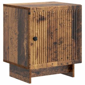 vidaXL Nočn&yacute; stol&iacute;k Star&eacute; drevo 43 x 34,5 x 50 cm Kompozitn&eacute; drevo