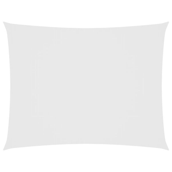 vidaXL Tieniaca plachta, oxford, obdĺžnikov&aacute; 2,5x4 m, biela