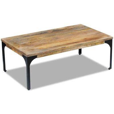vidaXL Konferenčný stolík z mangového dreva, 100x60x35 cm
