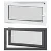 vidaXL Podkrovn&eacute; okno RISOR 110 x 60 cm PVC a sklo Antracitov&aacute;