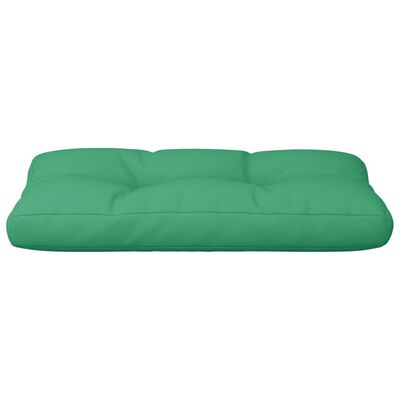 vidaXL Podložka na paletový nábytok, zelená 70x40x12 cm, látka