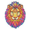 UNIDRAGON 192-dielna dreven&aacute; skladačka Mysterious Lion stredn&aacute; 24x31cm