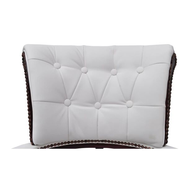 vidaXL Otočn&eacute; kancel&aacute;rske kreslo, biele