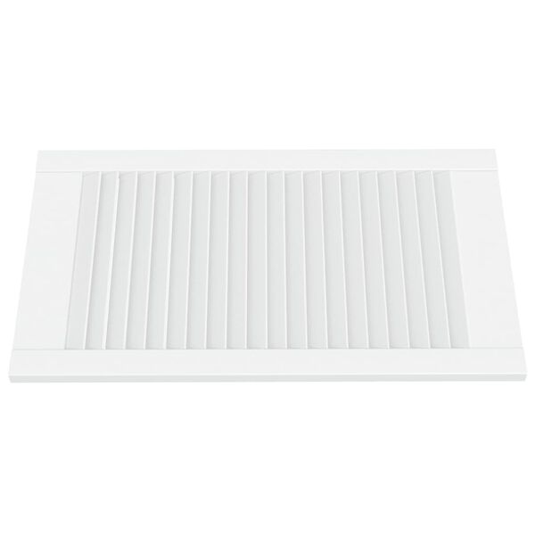 vidaXL Lamelové dvierka na skrinku 2 ks, biele 69x39,4 cm, borovica