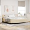 vidaXL Posteľ boxspring s matracom Kr&eacute;mov&aacute; 180 x 200 cm l&aacute;tka