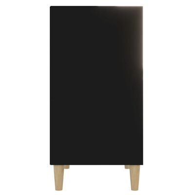 vidaXL Komoda, čierna 57x35x70 cm, kompozitné drevo