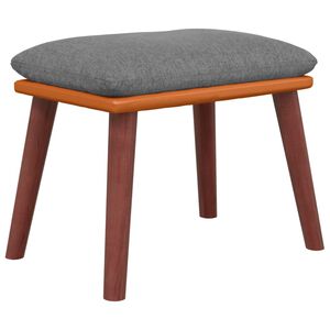 vidaXL Podnožka bledosiv&aacute; 45x29,5x35 cm l&aacute;tka a umel&aacute; koža