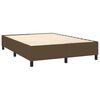 vidaXL Boxspring posteľ s matracom tmavohned&aacute; 140x200 cm l&aacute;tka