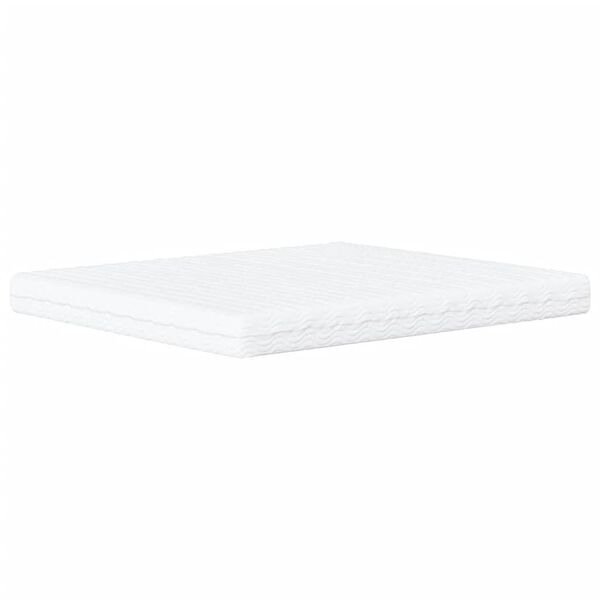 vidaXL Penov&yacute; matrac biely 200x220 cm tvrdosť H2 H3