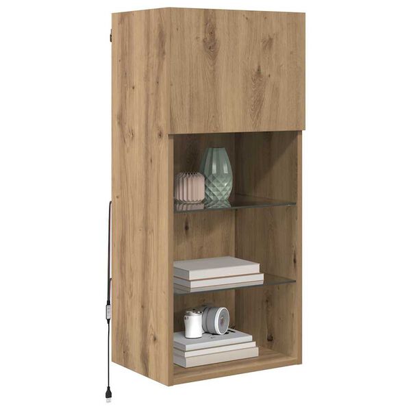 vidaXL N&aacute;stenn&yacute; TV kabinet N&aacute;stenn&yacute; Remeseln&yacute; dub 40,5 x 30 x 90 cm