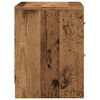 vidaXL Nočný stolík staré drevo 40x30x40 cm kompozitné drevo