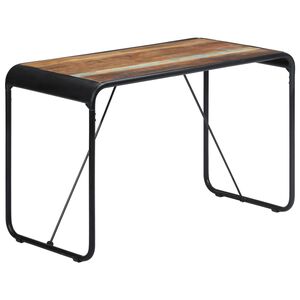 vidaXL Jed&aacute;lensk&yacute; st&ocirc;l 118x60x76 cm, recyklovan&yacute; mas&iacute;v