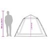 vidaXL Kempingový stan kupola 5 osôb modrý rýchloupínací