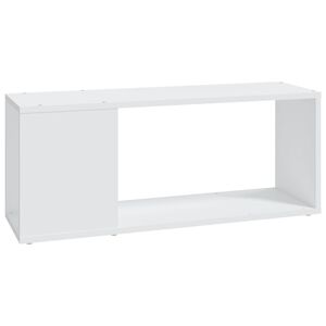 vidaXL TV skrinka, biela 80x24x32 cm, kompozitn&eacute; drevo
