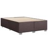 vidaXL Boxspring posteľ s matracom tmavohned&aacute; 140x200 cm l&aacute;tka