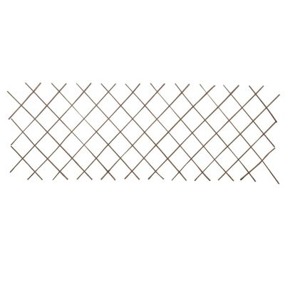 vidaXL Mriežkový plot z vŕbového prútia 5 ks 180x90 cm