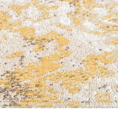 vidaXL Vonkajší koberec hladké tkanie 80x150 cm žltý