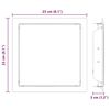vidaXL Access Panel 2 pcs Biela 63 x 33 x 3 cm Oceľ