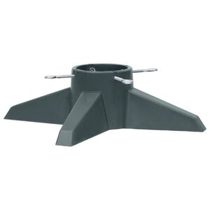 vidaXL Stojan na vianočný stromček zelený 55,5x55,5x15 cm