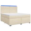 vidaXL Posteľ boxspring s matracom Kr&eacute;mov&aacute; 140 x 200 cm L&aacute;tka