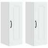 vidaXL Dvierka na um&yacute;vačku Kalmar 2 pcs Biela 30 x 31 x 80 cm