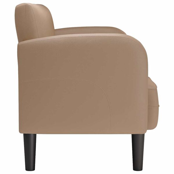 vidaXL Loveseat pohovka kapuč&iacute;nov&aacute; 110 cm umel&aacute; koža