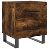 vidaXL Nočn&yacute; stol&iacute;k dymov&yacute; dub 40x35x47,5 cm kompozitn&eacute; drevo