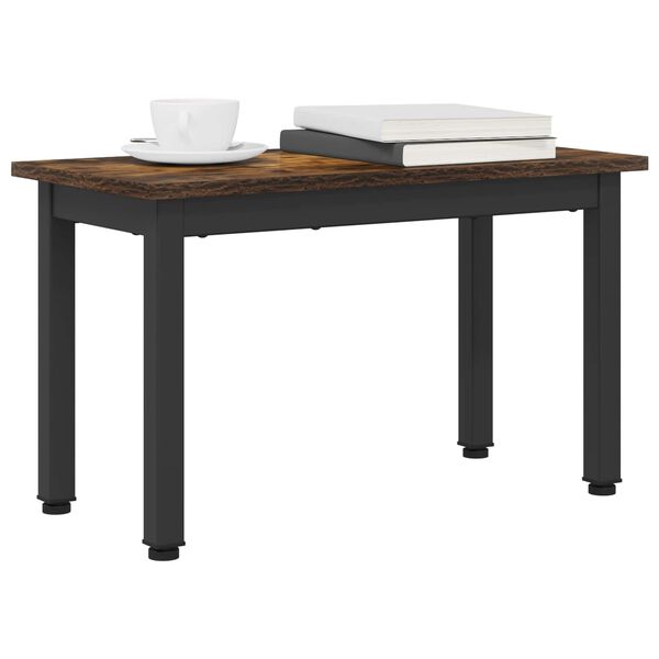 vidaXL Konferenčn&yacute; stol&iacute;k Dymov&aacute; dub 60 x 30 x 36 cm Kompozitn&eacute; drevo