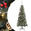 vidaXL Umel&yacute; vianočn&yacute; stromček Zelen&aacute; 150 cm PVC, plast a oceľ