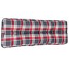 vidaXL Podložka na paletov&yacute; n&aacute;bytok, červen&eacute; kocky 120x40x12 cm, l&aacute;tka